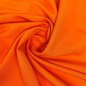 Orange Cotton Drill Fabric