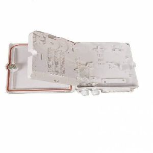 12 Port Wall Mount Fiber Termination Box Unloaded ABS Type, Hold Upto 12 Adaptor, IP65 Complied