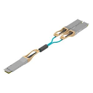 200Gbase-Sr4 200G Qsfp-56 To 2 X qsfp28 Breakout Om4 Multimode Aoc Cable (Active Optical Cable )