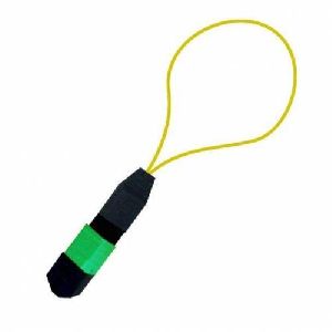 24 Fiber Mpo Female Loopback Cable, Single Mode, Yellow, Polarity A