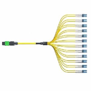 24 fiber mtp female to 12 x lc duplex fan out breakout cable