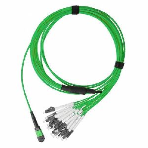 400G/800G 16 Fiber Mpo Break-Out Cable Om5 Multimode Green Color (Ofnp)