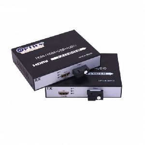 Hdmi Video Transmitter and Receiver Over Single Mode Optical Fiber Upto 10Km, Single fiber, SM, 1080