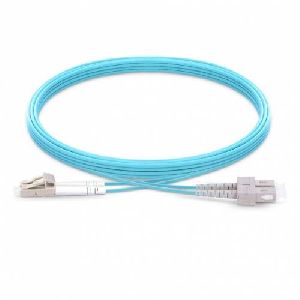 multimode om3 2mm aqua color optical fiber patch cable