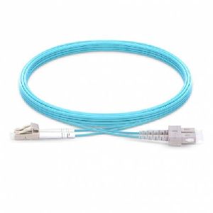 lc sc multimode om3 duplex ofnp plenum optical fiber patch cable