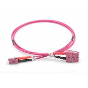 multimode om4 duplex ofnp plenum 2mm optical fiber patch cable