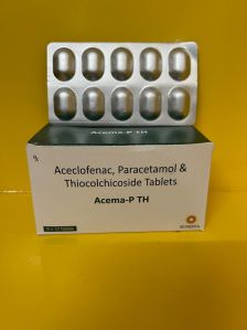 Aceclofeac, Paracetamol &AMP;AMP; Thiocholchicoside Tablets