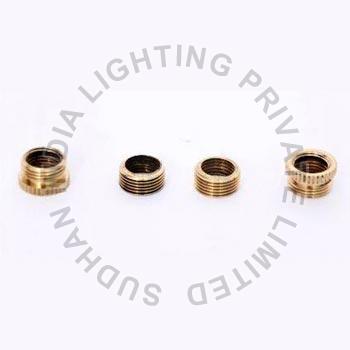 Round Polished brass reduction bushes