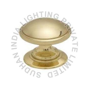 Oval Round Golden Chrome Finished polished brass cupboard knobs