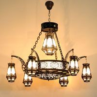 brass wall bracket lantern lamp