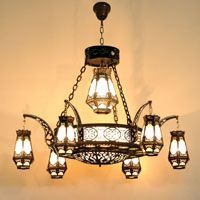 Brass Wall Bracket Lantern Lamp