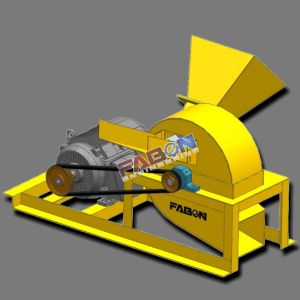 200-400 Kg/hr Wood Shredder Machine
