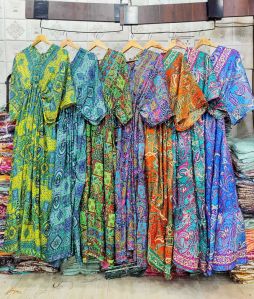 Boho dress silk beachwears