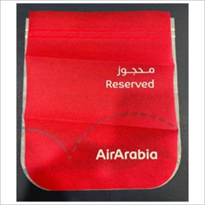 Airline Promotional Head Rest Cover