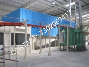 conveyorised powder coating plant