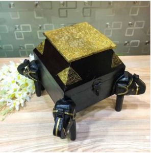 4 Elephant Decorative Box