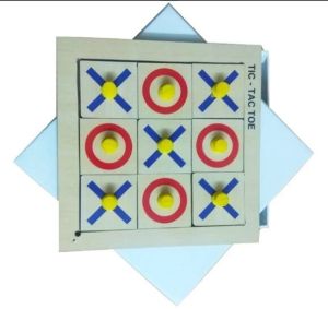 Wooden Tic Tac Toe Game
