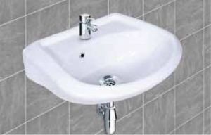 Cromo Ceramic Wall Mounted  Wash Basin