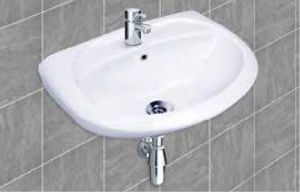 Repose Ceramic Wall Mounted  Wash Basin