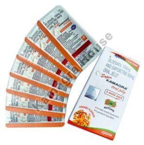 100mg Kamagra Oral Jelly Pack, Packaging Size: 7 Sachets Per Box at Rs  200/pack of 7 in Nagpur