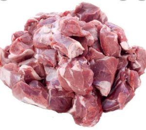 fresh mutton pieces