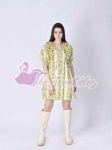 Womens Daffodil Days Mini Dress