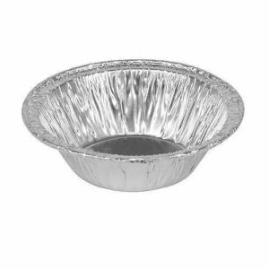 Silver Round Disposable Paper Bowl