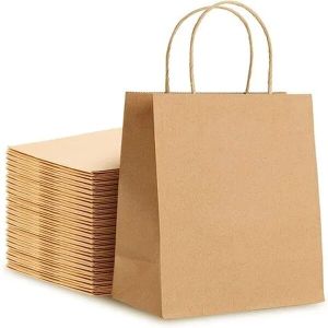 Kraft Paper Loop Handle Bag