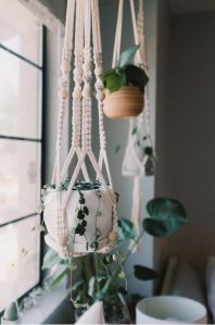 aniakst macrame vintage style plant hanger