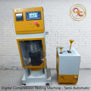Digital compression testing machine -semi automatic