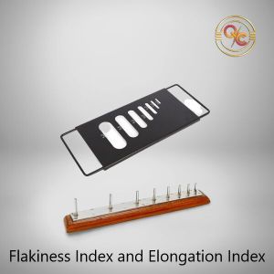 flakiness index elongation index test gauges
