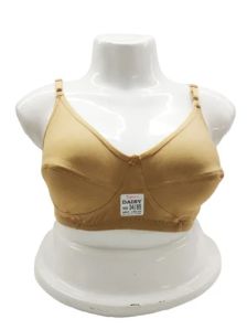 Black Plain hosiery padded bra, Size : 28, 30, 32, 34, 36, Style