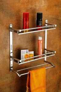 wall mounted steel shelf