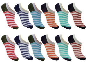Bunaayi Striped Loafer Socks