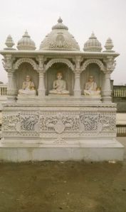 Carved White Marble Jain Mandir