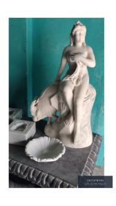 MARBLE STONE LADY SCULPTURE