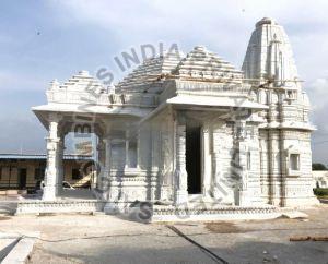Big Outdoor White Marble Temple Construction Service