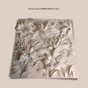 FLOWERS CARVING BEST MARBLE PANEL