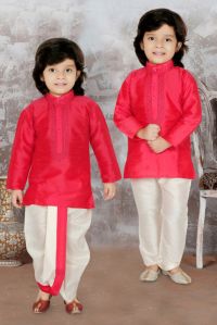 Boys Dhoti Kurta Combo Set