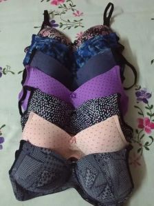 Purple Cotton, Net Bra And Panty Set, Size: 32B, 34B at Rs 120/set
