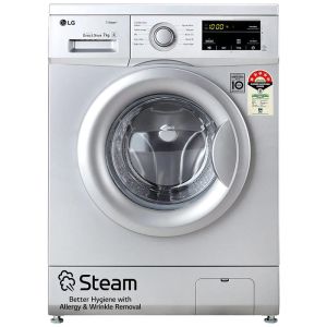 LG 7 Kg 5 Star Inverter Touch Control Fully-Automatic Front Load Washing Machine with Heater