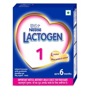 Nestle LACTOGEN 1 Infant Formula Powder - Upto 6 months, Stage 1, 400g