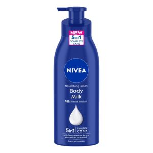 Nivea Body Lotion For Very Dry Skin, Nourishing Body Milk With 2X Almond Oil For 48H Moisturization 