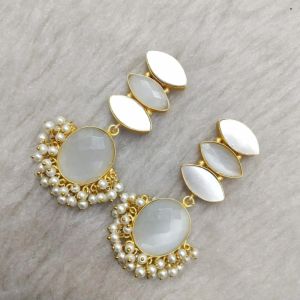 Semi Precious Stone Earrings