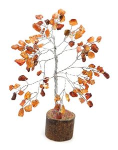 Carnelian 100 Beads Stone Tree