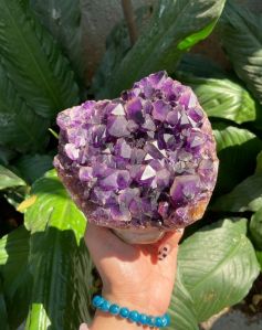 Cluster Purple Amethyst Geodes