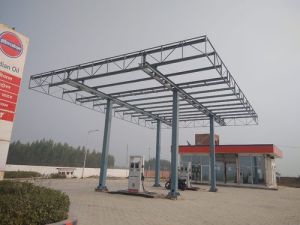 petrol pump canopy roof