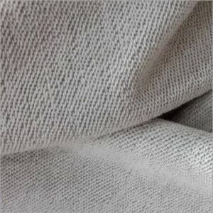 Grey Cotton Loopknit Fabric