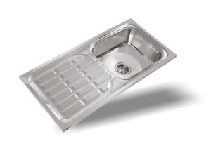 0.60mm Single Bowl SS Square Kitchen Sink