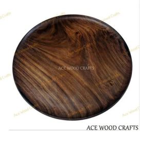Brown Wooden Plates